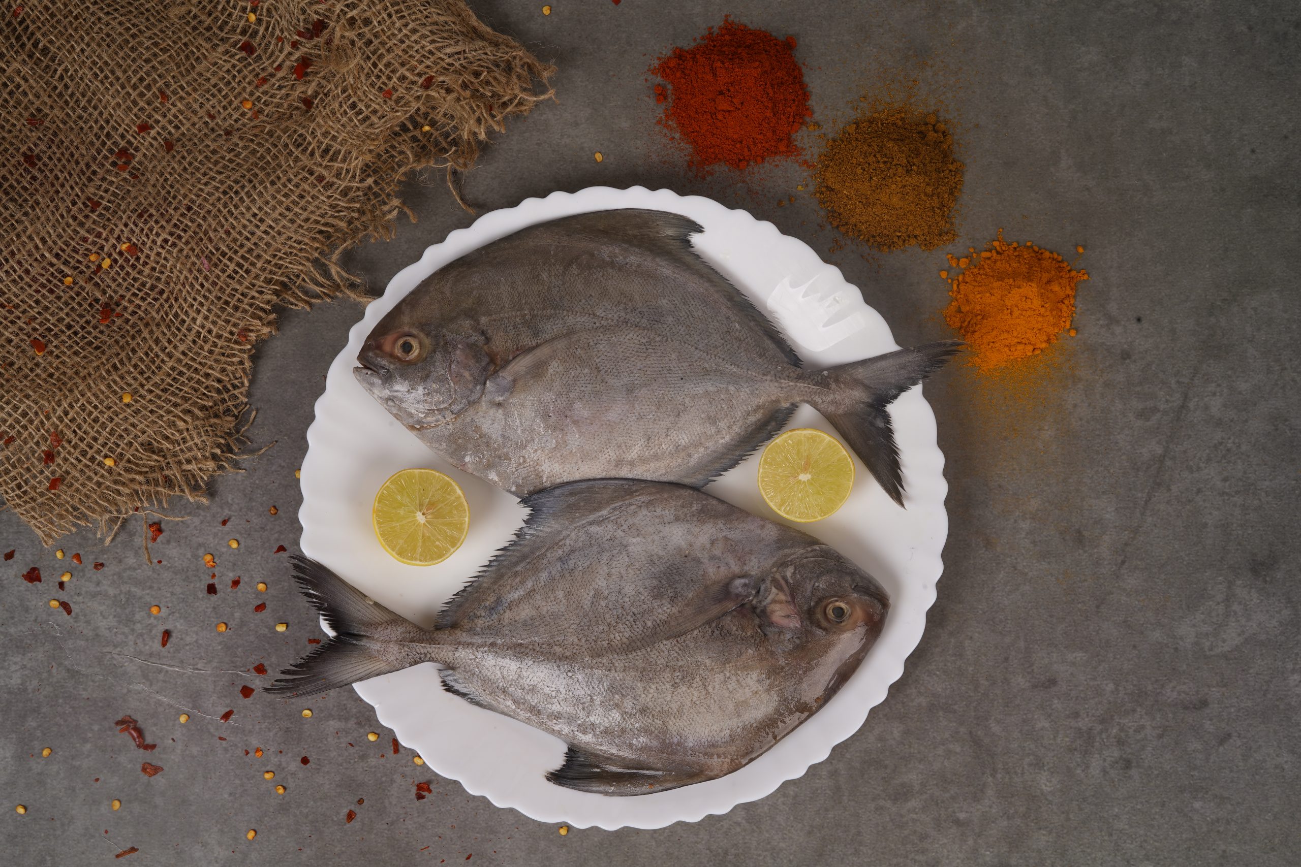 Black Pomfret fresh