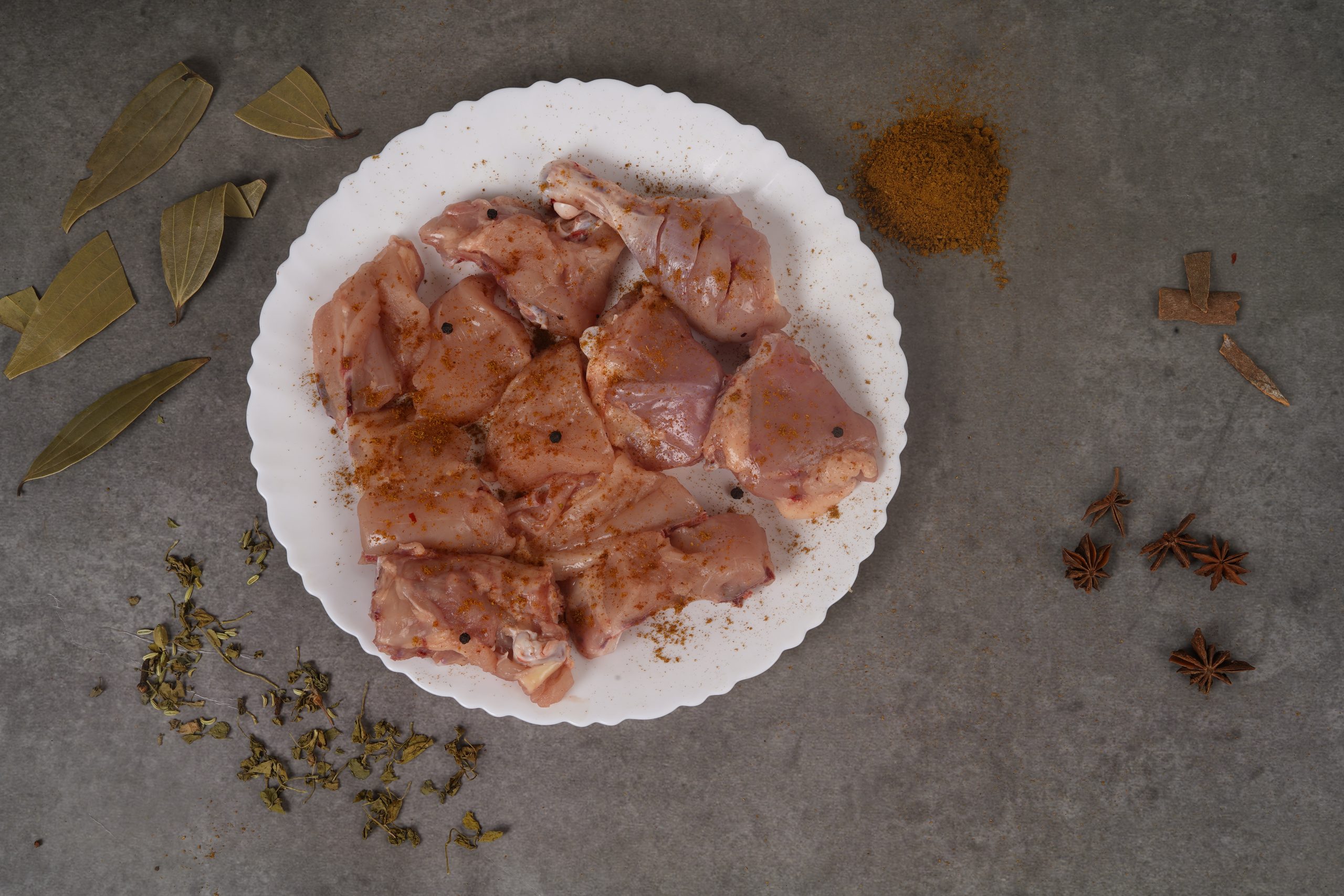 Chicken Biryani Cut