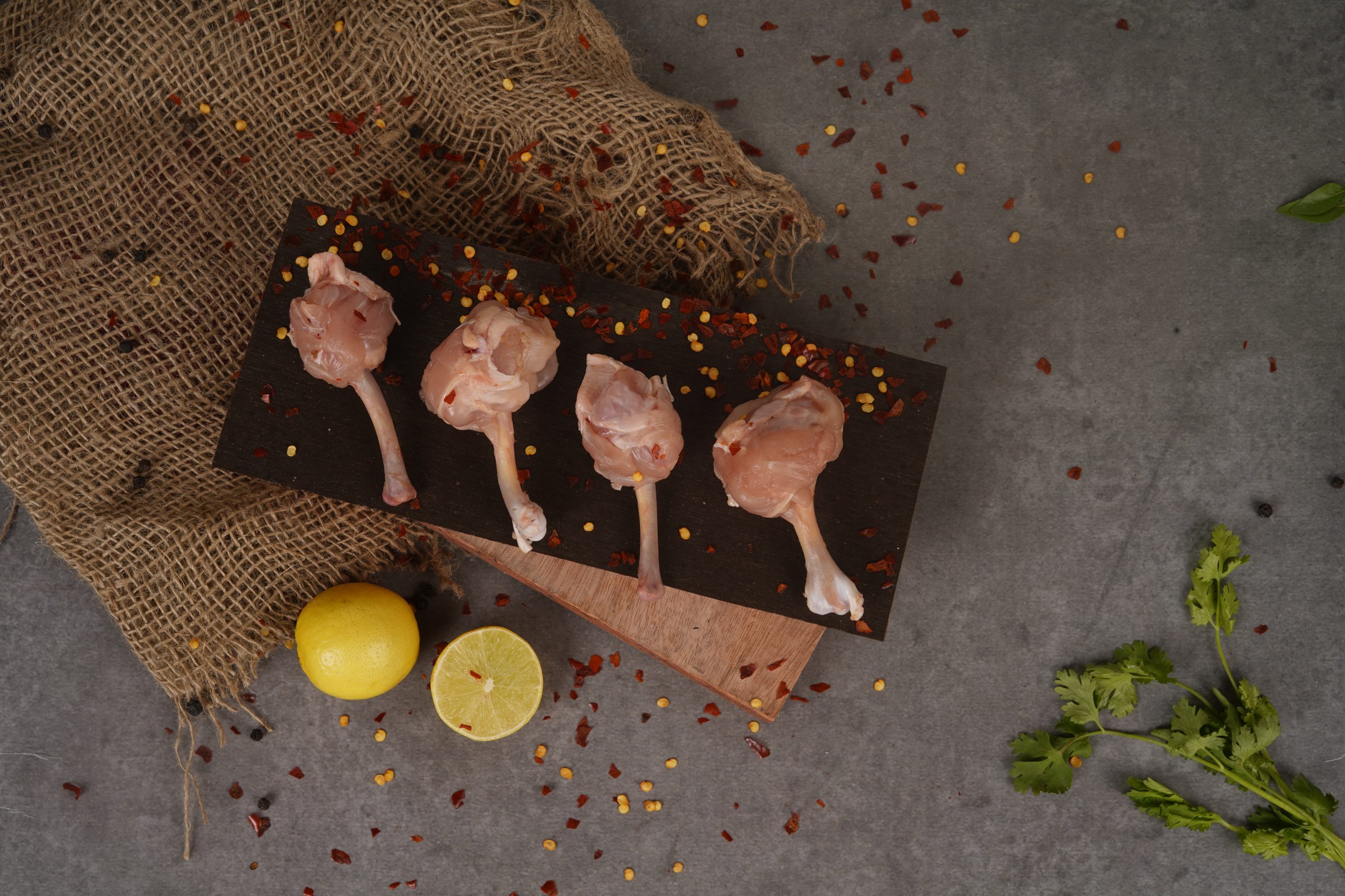 chicken lollipop cut